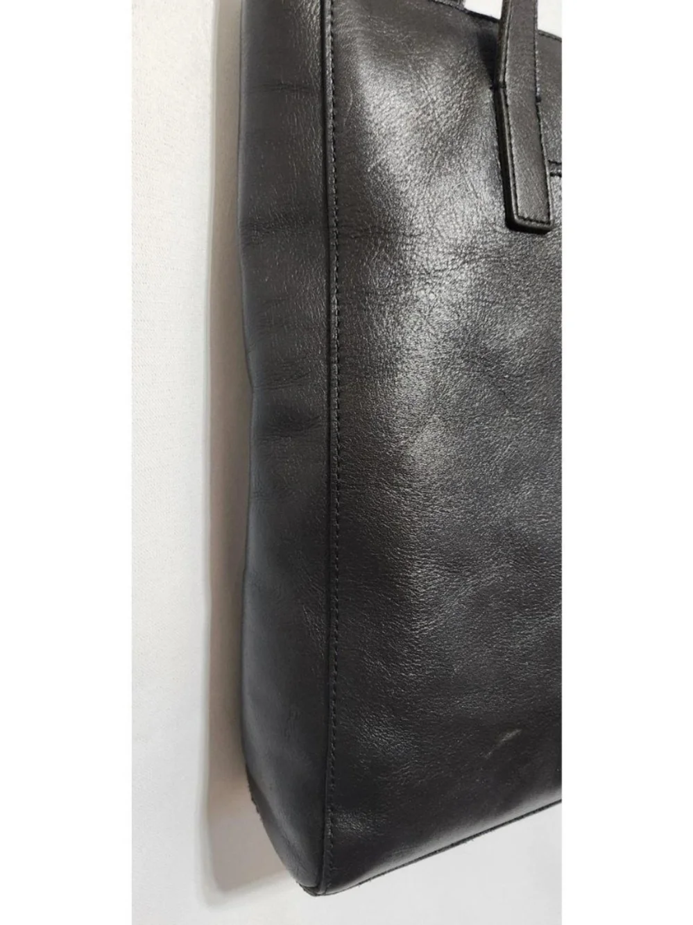 Patricia Nash Classic Black Leather Tote
